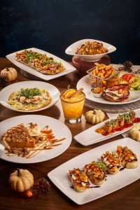 Table of amazing Kona Grill fall items.