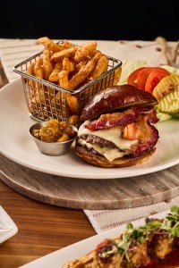 Wagyu Bacon Cheeseburger looking delicious.