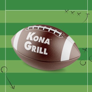 Gameday logo at Kona Grill.