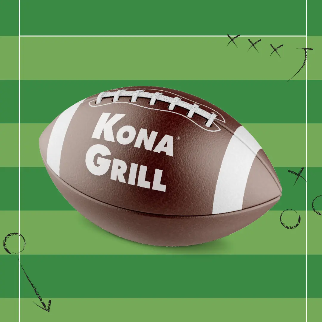 Gameday logo at Kona Grill.